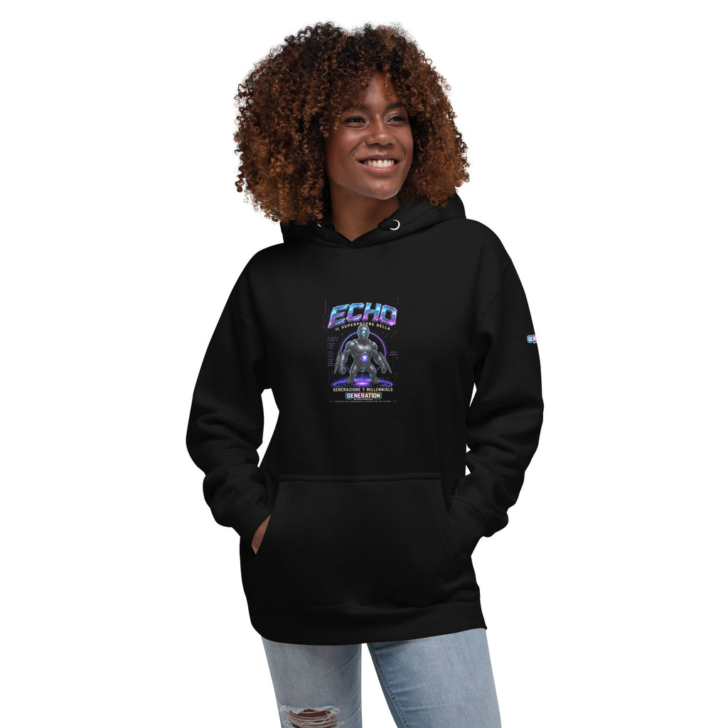 GENERATION ECHO "Collection Heroes" Felpa con cappuccio unisex