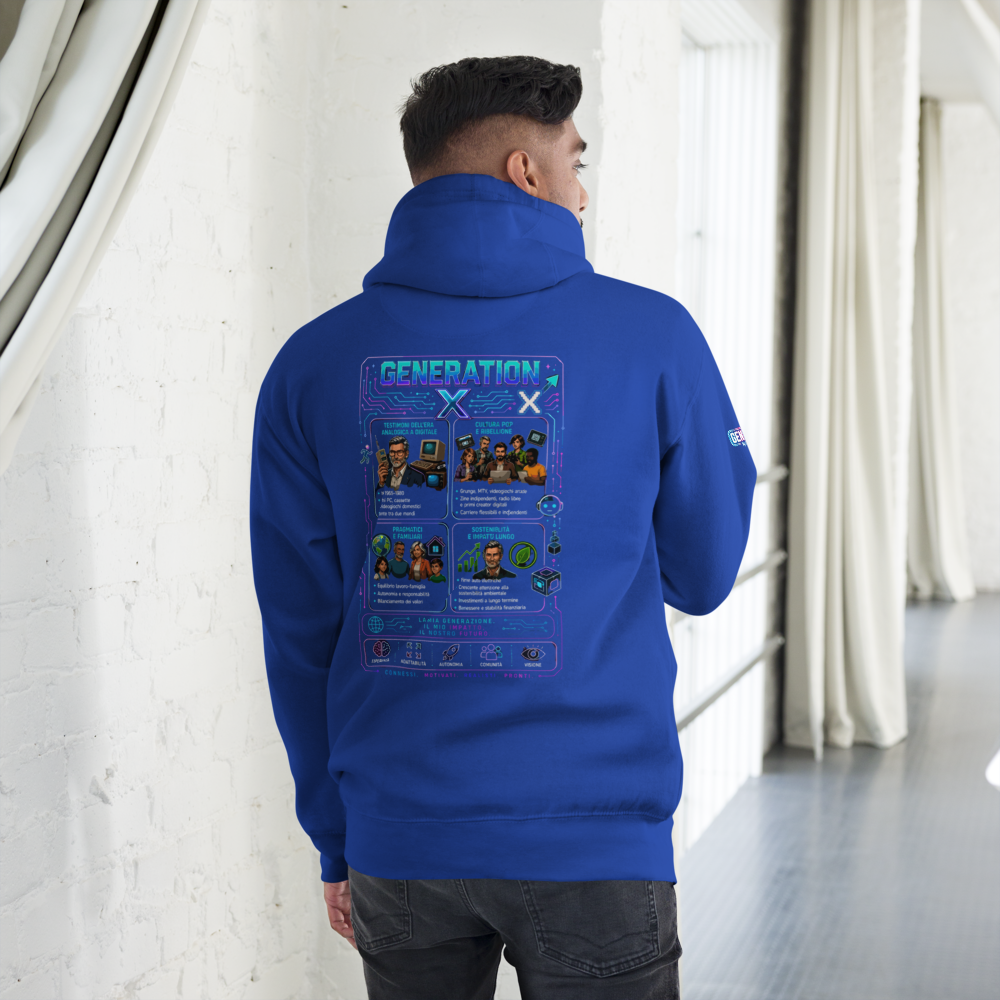 GENERATION GENESIS "Collection Heroes" Felpa con cappuccio unisex