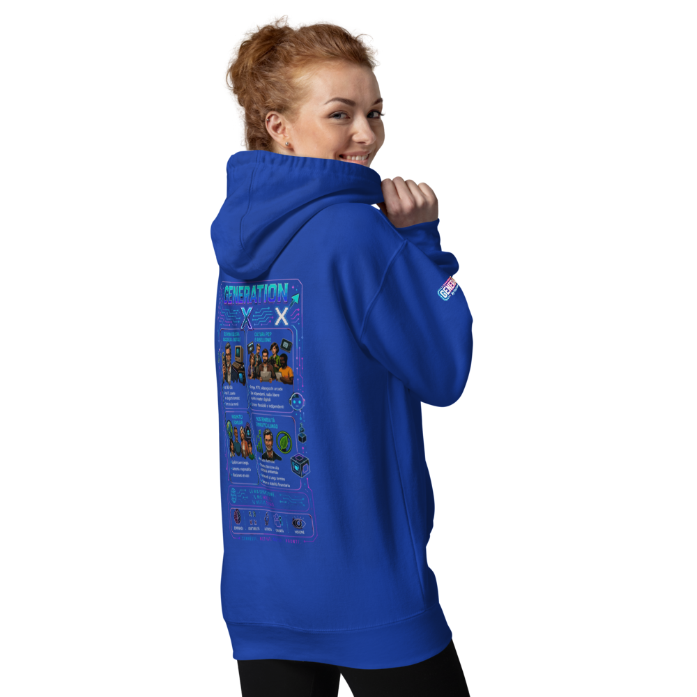 GENERATION GENESIS "Collection Heroes" Felpa con cappuccio unisex